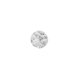 Hammered Disk – 14K Gold Threadless End - piercing - zone.com