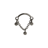 Hammered Helix – 14K Gold Threadless/Threaded End - piercing - zone.com