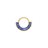 Harmonic Clicker – Lapis Lazuli – 14K Gold - piercing - zone.com