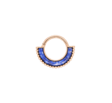 Harmonic Clicker – Lapis Lazuli – 14K Gold - piercing - zone.com
