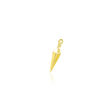 Harpe – Dagger Design – 14K Gold Threadless End - piercing - zone.com