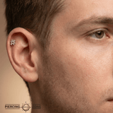 Hashtag – 14K/18K Gold Threadless End - piercing - zone.com