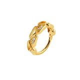 Hayk Clicker - 14K/18K Gold Gem Clicker Ring - piercing-zone.com