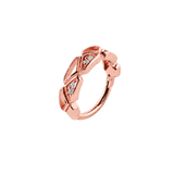 Hayk Clicker - 14K/18K Gold Gem Clicker Ring - piercing-zone.com