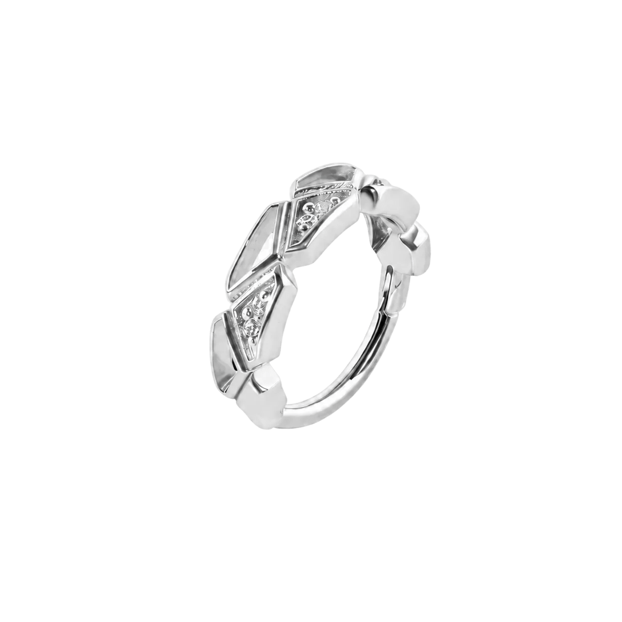 Hayk Clicker - 14K/18K Gold Gem Clicker Ring - piercing-zone.com