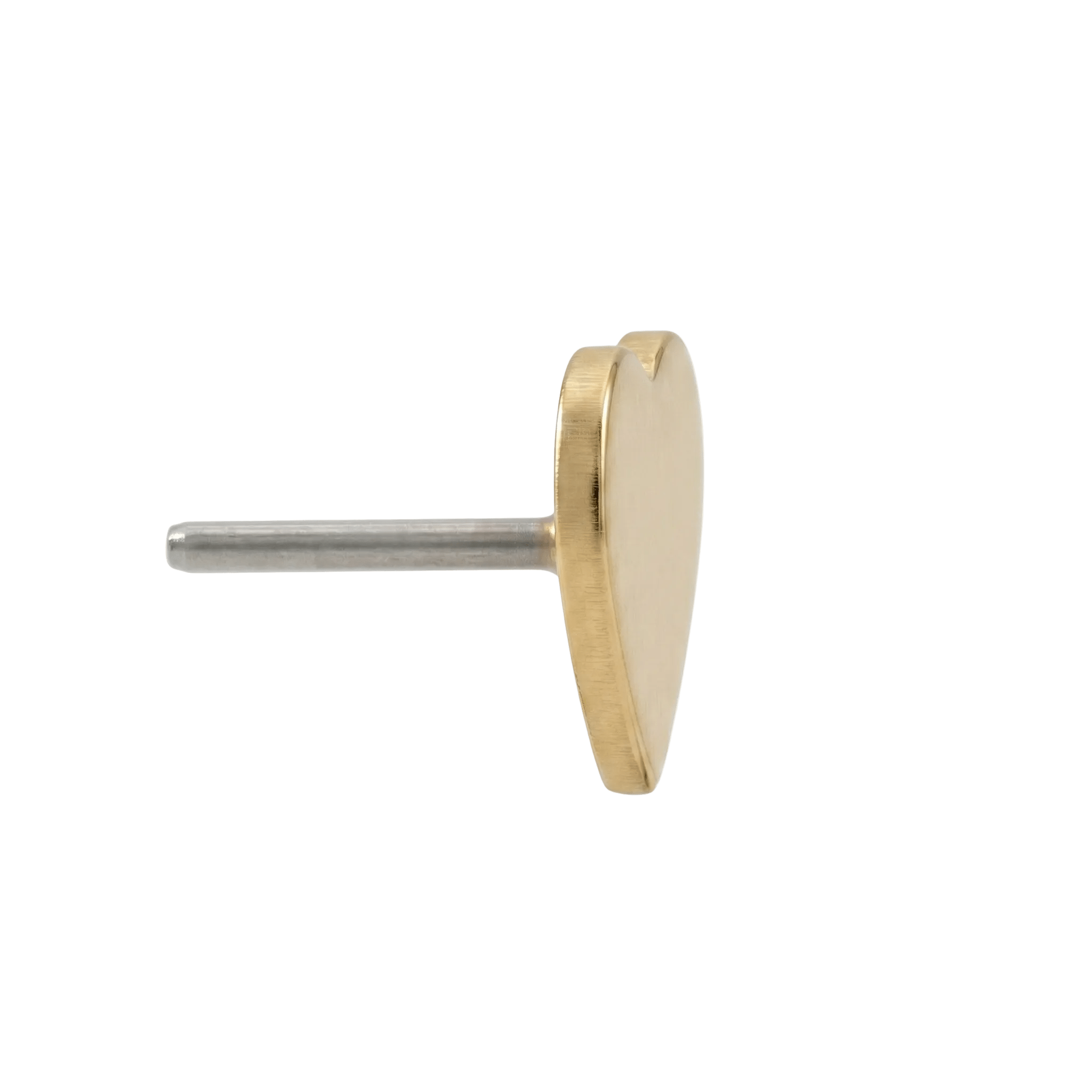 Heart – 14K Gold Threadless/Threaded End - piercing - zone.com