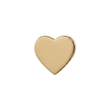 Heart – 14K Gold Threadless/Threaded End - piercing - zone.com