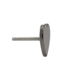 Heart – 14K Gold Threadless/Threaded End - piercing - zone.com