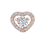 Heart Beauty – 14K Gold Threadless/Threaded End