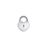 Heart Lock – 14K Gold Threadless & Threaded End - piercing - zone.com