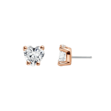 Heart Prong – 14K Gold Threadless/Threaded End - piercing-zone.com