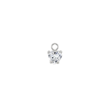Heart Prong – 14K & 18K Gold Gemstone Charm