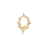 Heartbreaker Gold Plated Earrings with CZ - Gold Plated CZ Earrings - piercing - zone.com