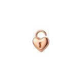 HeartLock - 18K Gold Threadless/Threaded End - piercing-zone.com