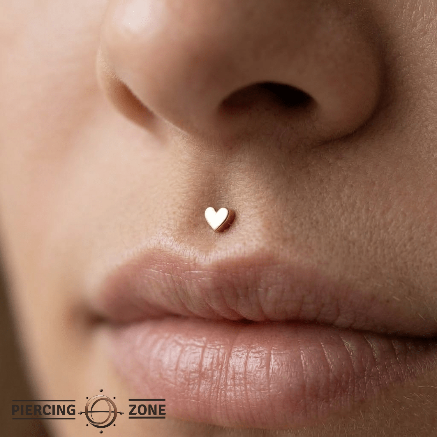 Hearts Glow – 14K Gold Classic Threadless End - piercing - zone.com