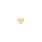 Hearts Pin - 14K Gold Heart Threadless End - piercing - zone.com