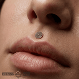 HECATE - 14K Gold Threadless/Threaded End - piercing - zone.com