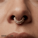 High Standards – Diamond – 14K Gold Clicker - piercing - zone.com