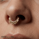 High Standards – Diamond – 14K Gold Clicker - piercing - zone.com