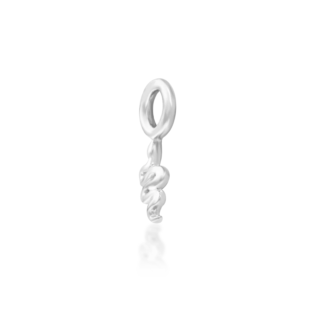 Hiss Charm – Mini Snake Dangle – 14K Gold - piercing - zone.com