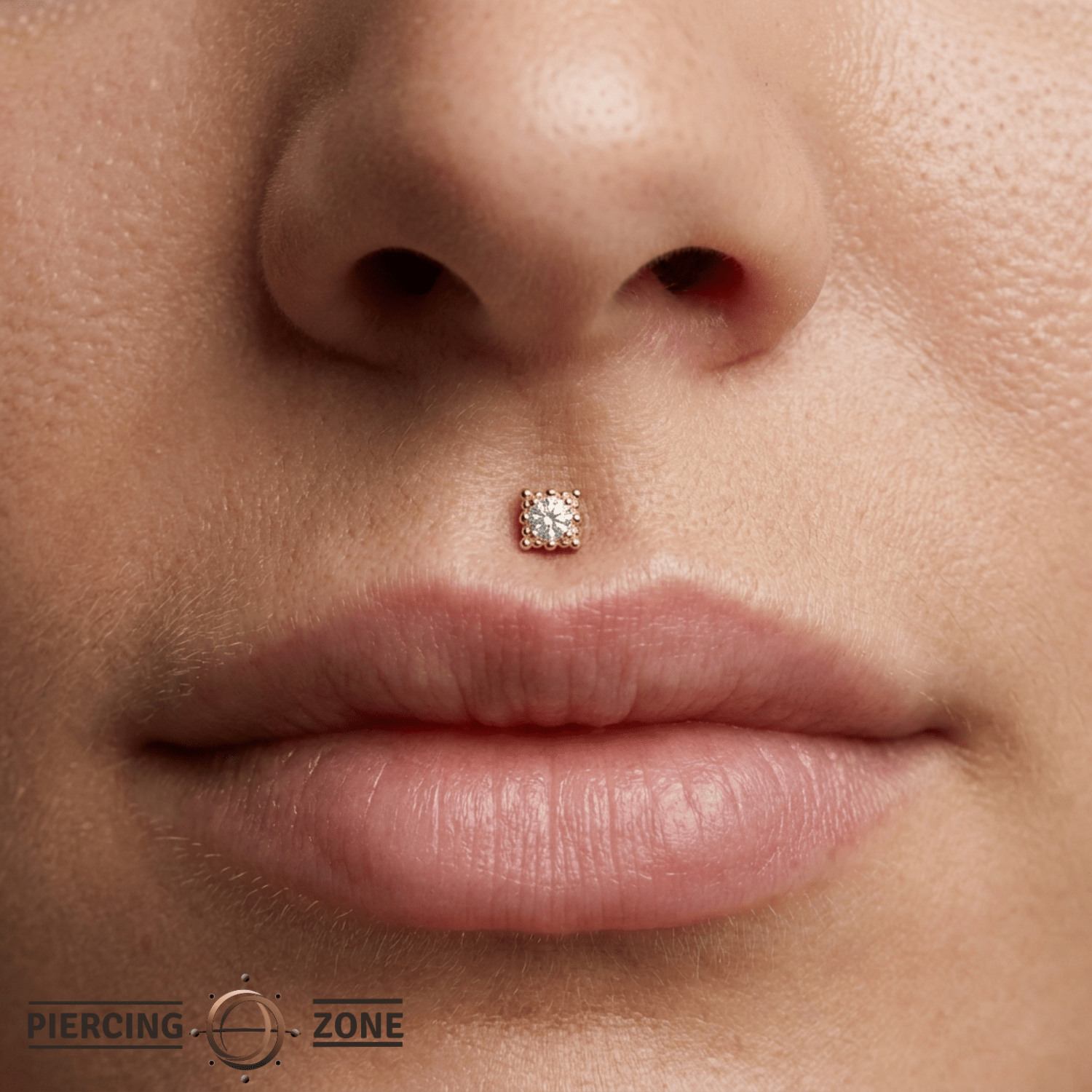 Hoplon - 18K Gold Gem Threadless/Threaded End - piercing-zone.com