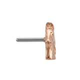 Horse Head - 14K Gold Threadless/Threaded End - piercing - zone.com