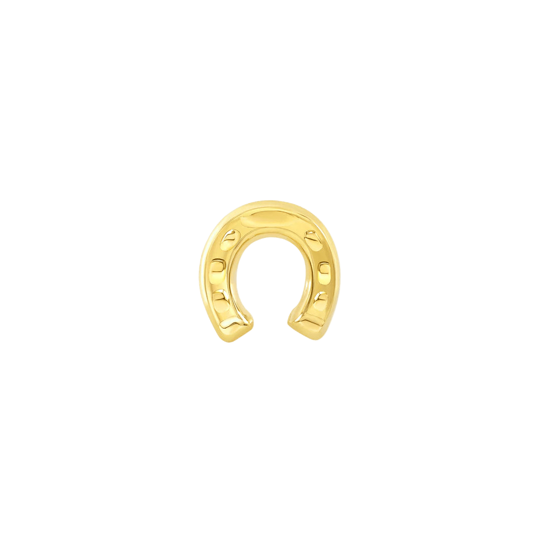 Horseshoe – 14K Gold Threadless End - piercing - zone.com