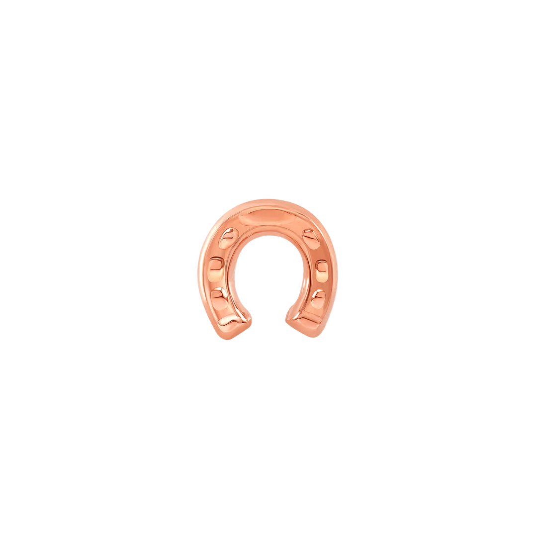 Horseshoe – 14K Gold Threadless End - piercing - zone.com