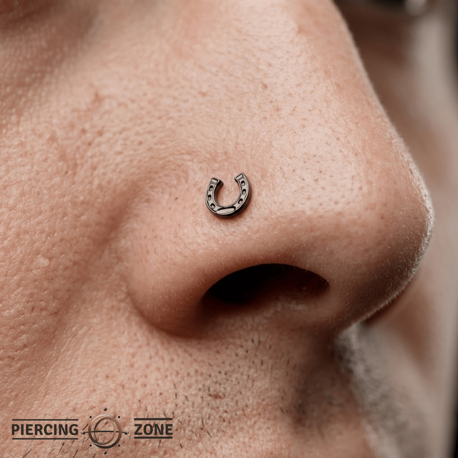 Horseshoe – 14K Gold Threadless/Threaded End - piercing - zone.com