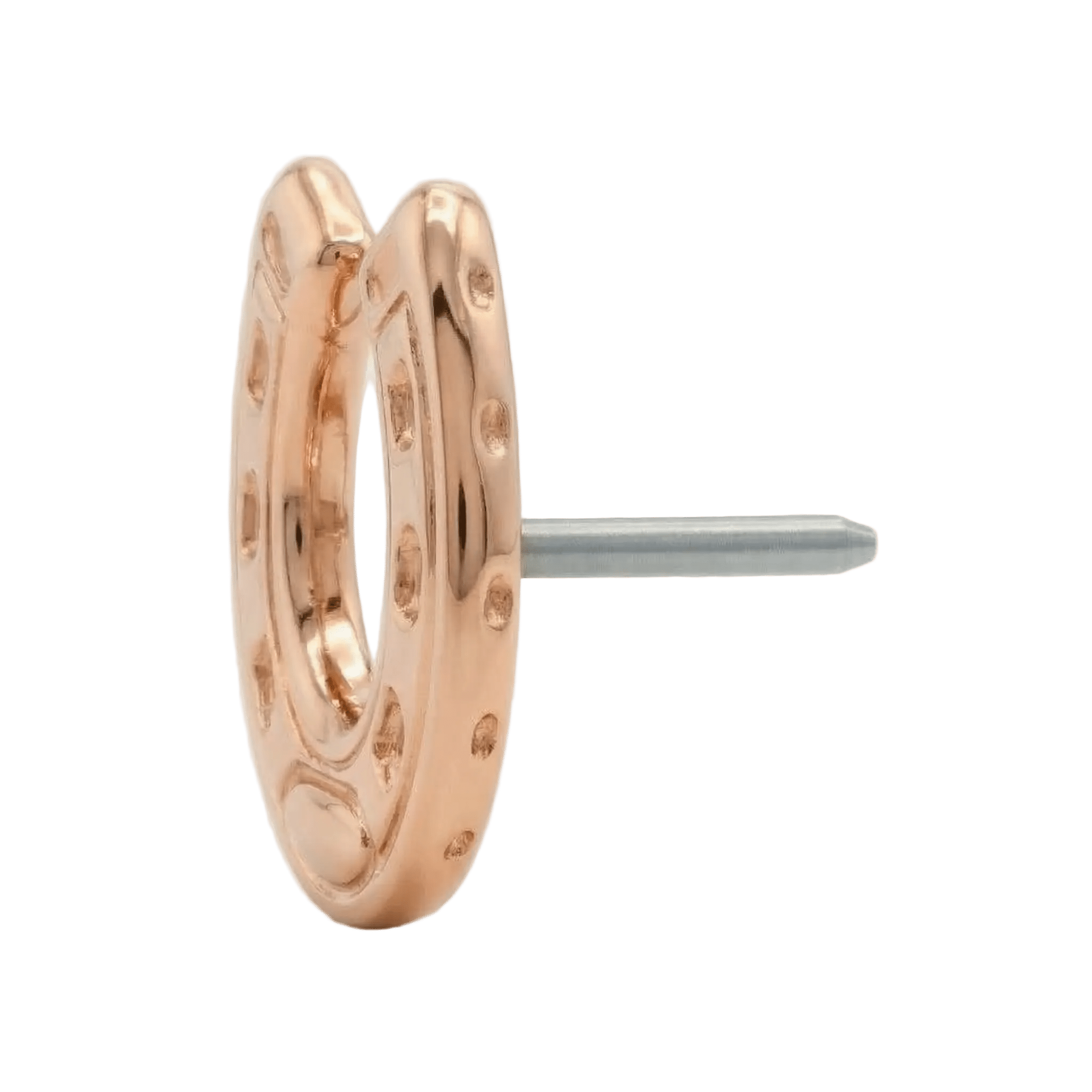 Horseshoe – 14K Gold Threadless/Threaded End - piercing - zone.com