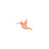 Humming Bird – 14K Gold Threadless & Threaded End - piercing - zone.com