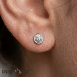 Hypnotize Pin - 14K Gold Gem Threadless End - piercing - zone.com