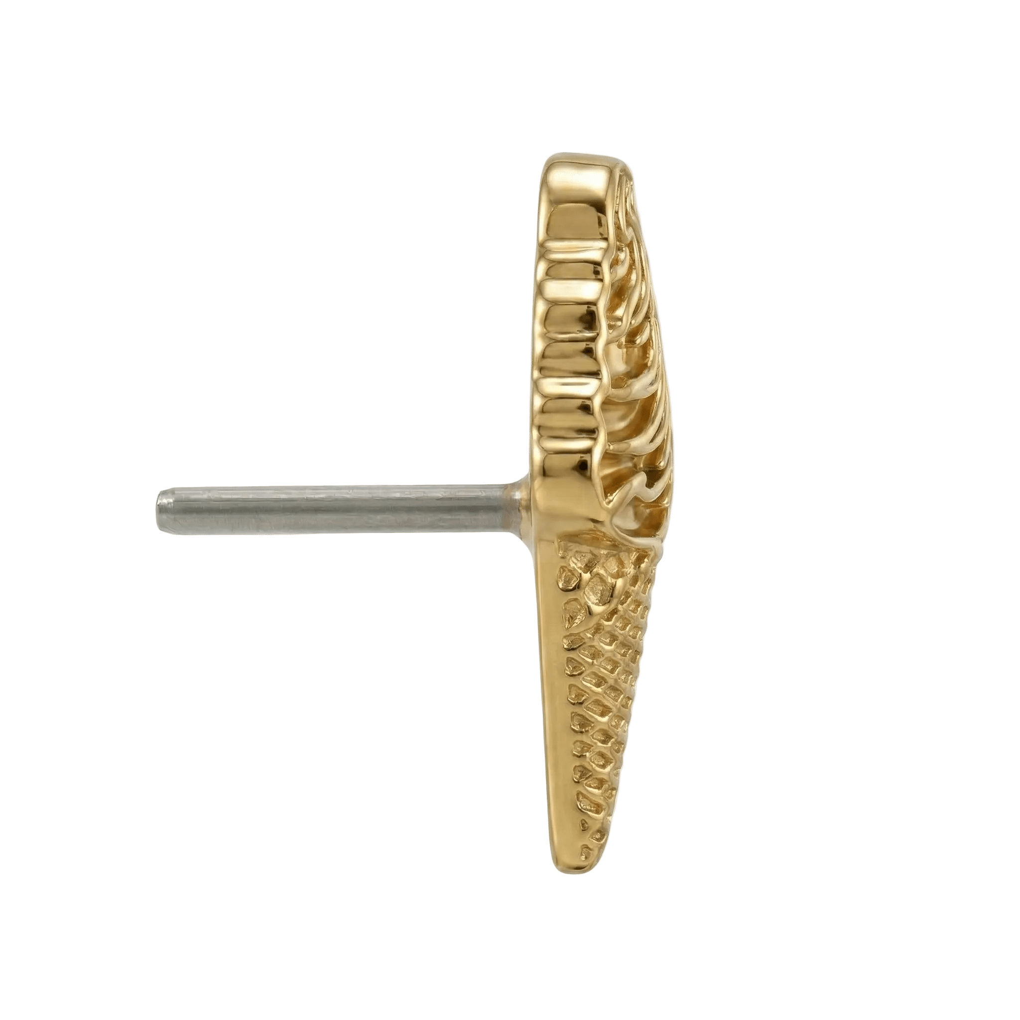 Ice Cream – 14K Gold Threadless/Threaded End - piercing - zone.com