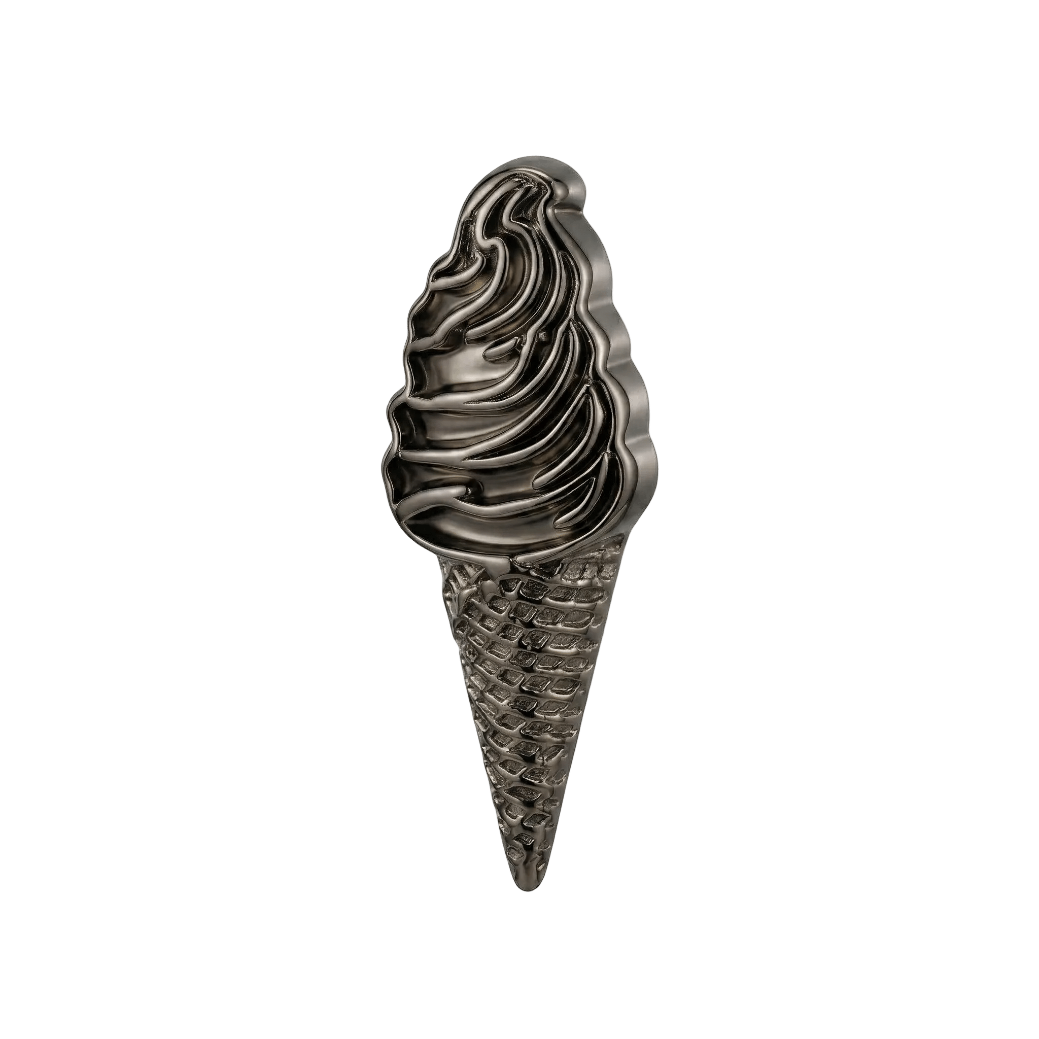 Ice Cream – 14K Gold Threadless/Threaded End - piercing - zone.com