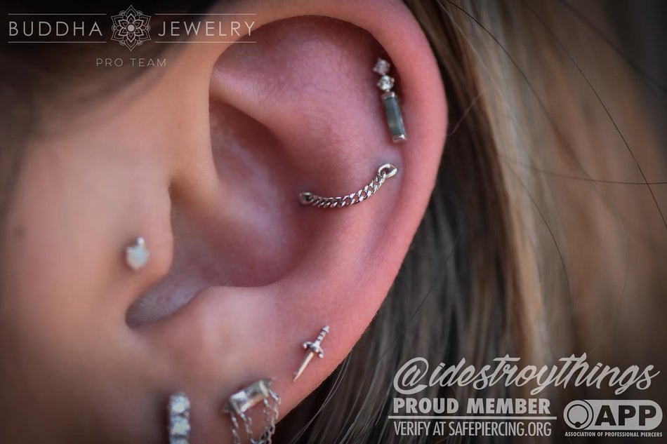 Gold Drip – 14K Gold Threadless End