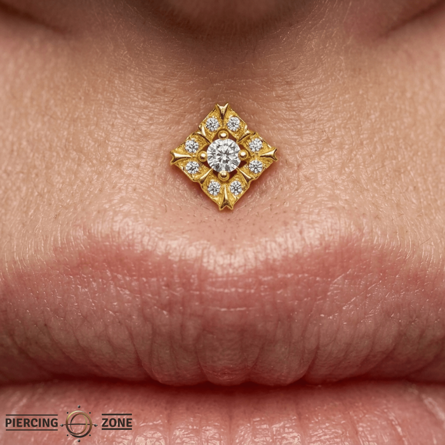 Idris – 14K Gold Threadless/Threaded End - piercing - zone.com