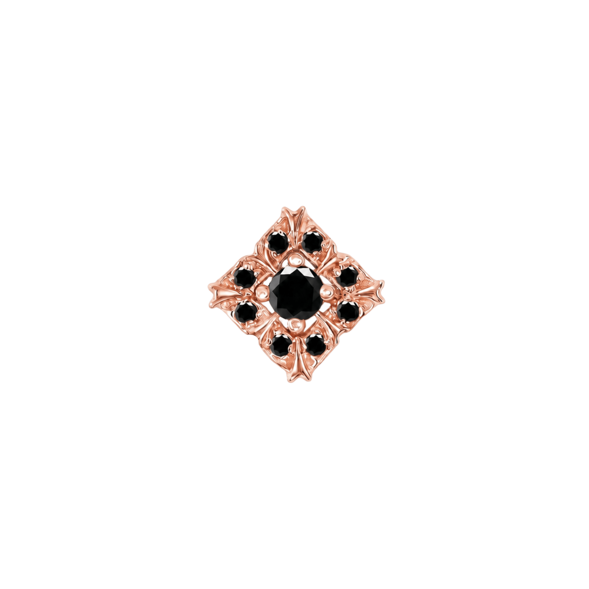 Idris – 14K Gold Threadless/Threaded End - piercing-zone.com