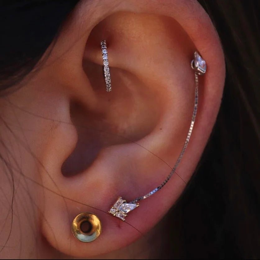 SINGLE BOX CHAIN - SOLID 14KT GOLD piercing-zone.com