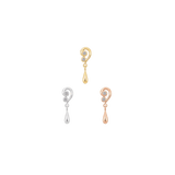 Incanto - 14K Gold CZ Threadless End - piercing-zone.com