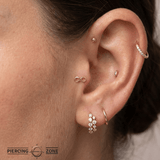 Infinity – 14K Gold Threadless & Threaded End - piercing - zone.com