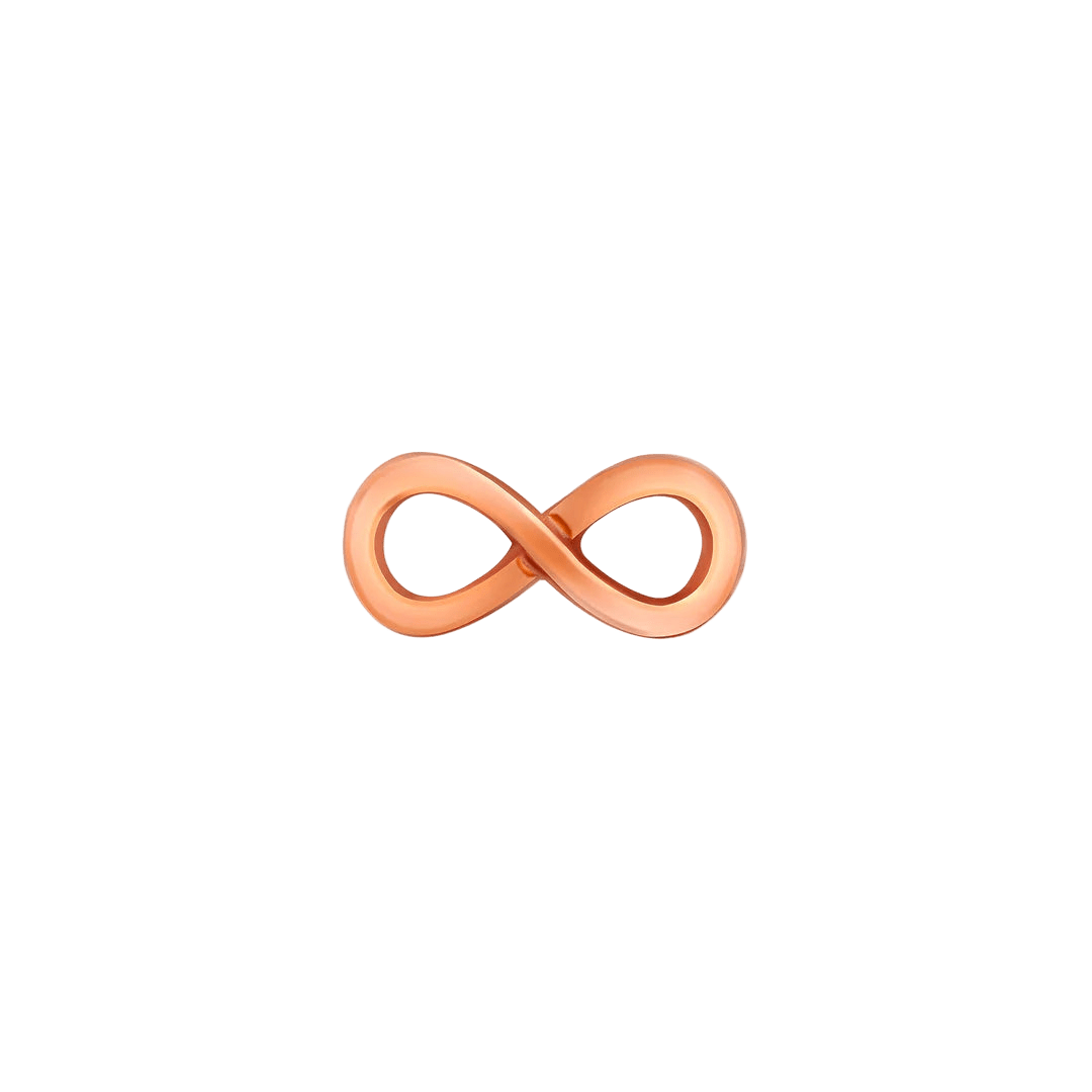 Infinity – 14K Gold Threadless & Threaded End - piercing - zone.com