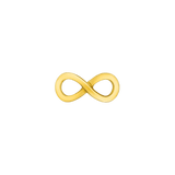 Infinity – 14K Gold Threadless & Threaded End - piercing - zone.com
