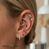 Infinity – 14K Gold Threadless & Threaded End - piercing - zone.com