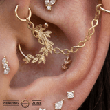 Infinity Chain – 14K Gold Piercing Chain - piercing - zone.com