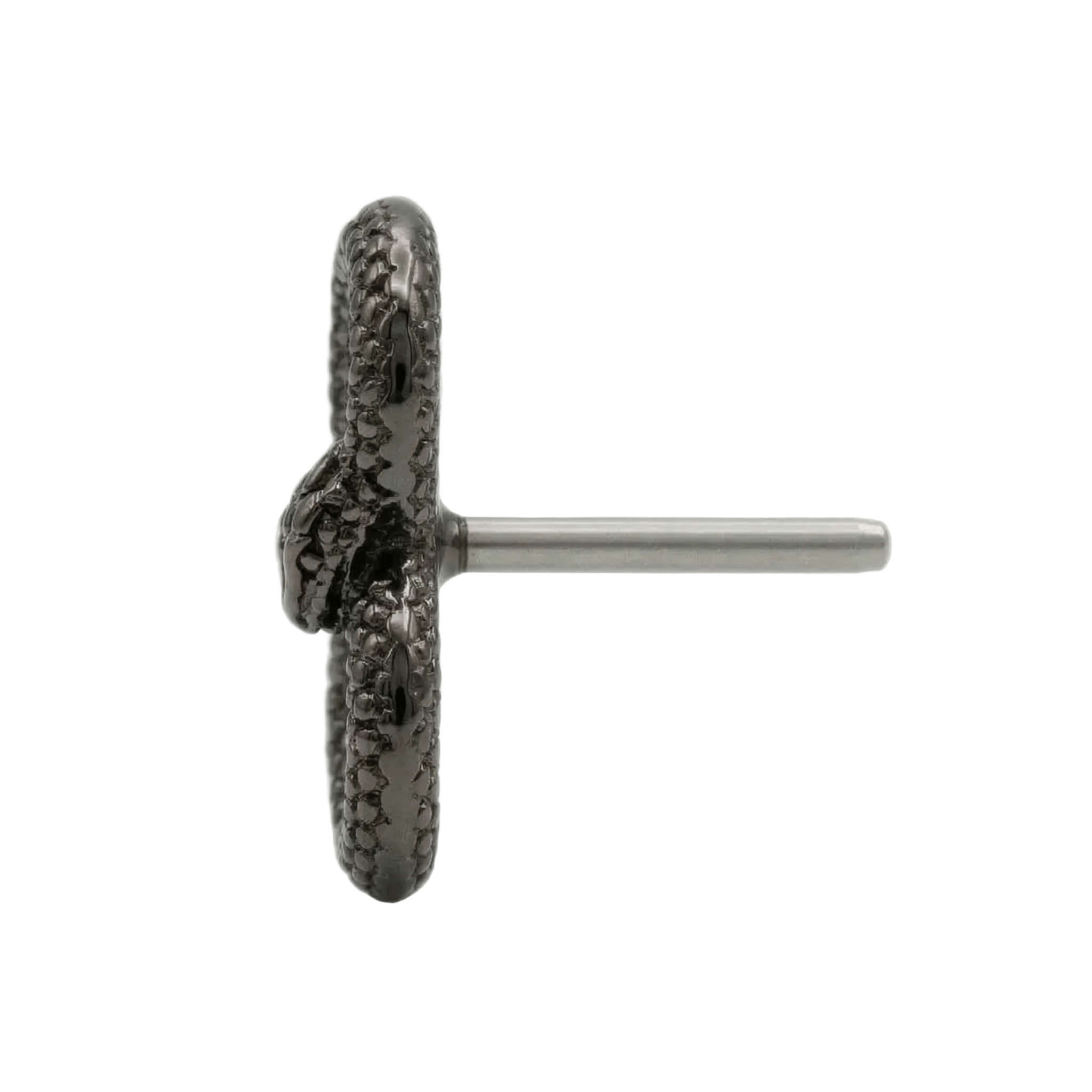 Infinity Snake – 14K Gold Threadless/Threaded End - piercing - zone.com