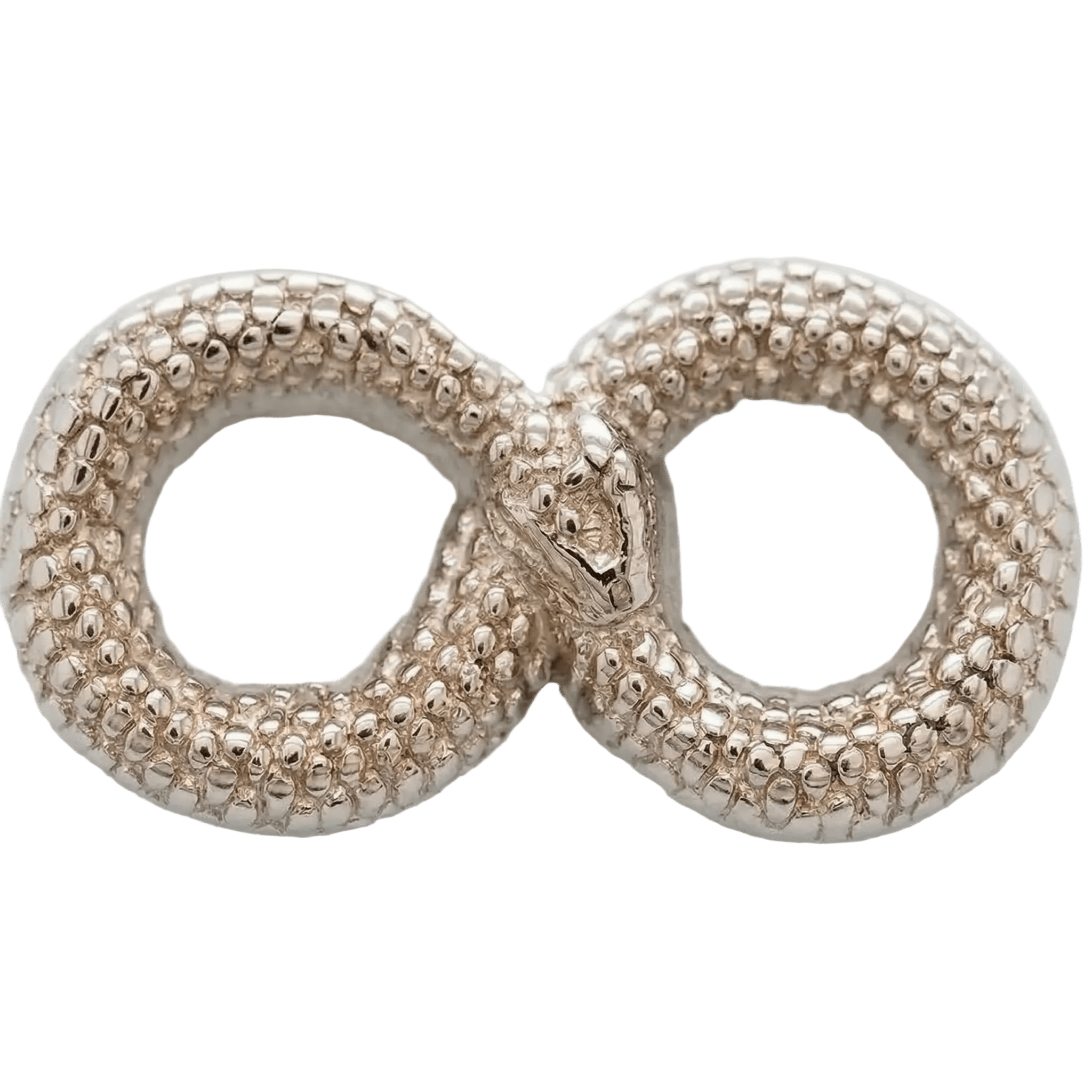 Infinity Snake – 14K Gold Threadless/Threaded End - piercing - zone.com
