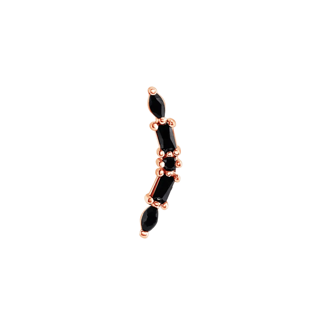 Irena – 14K Gold Threadless/Threaded End - piercing - zone.com