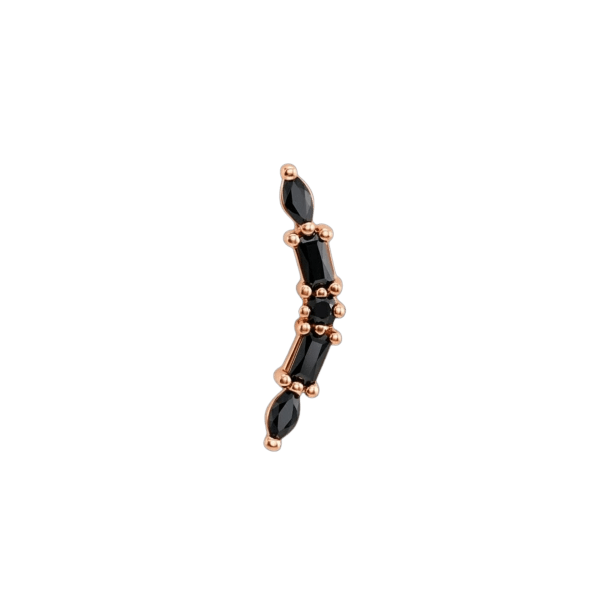 Irena – 14K Gold Threadless/Threaded End - piercing-zone.com