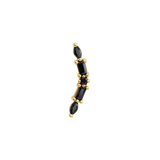 Irena – 14K Gold Threadless/Threaded End - piercing - zone.com