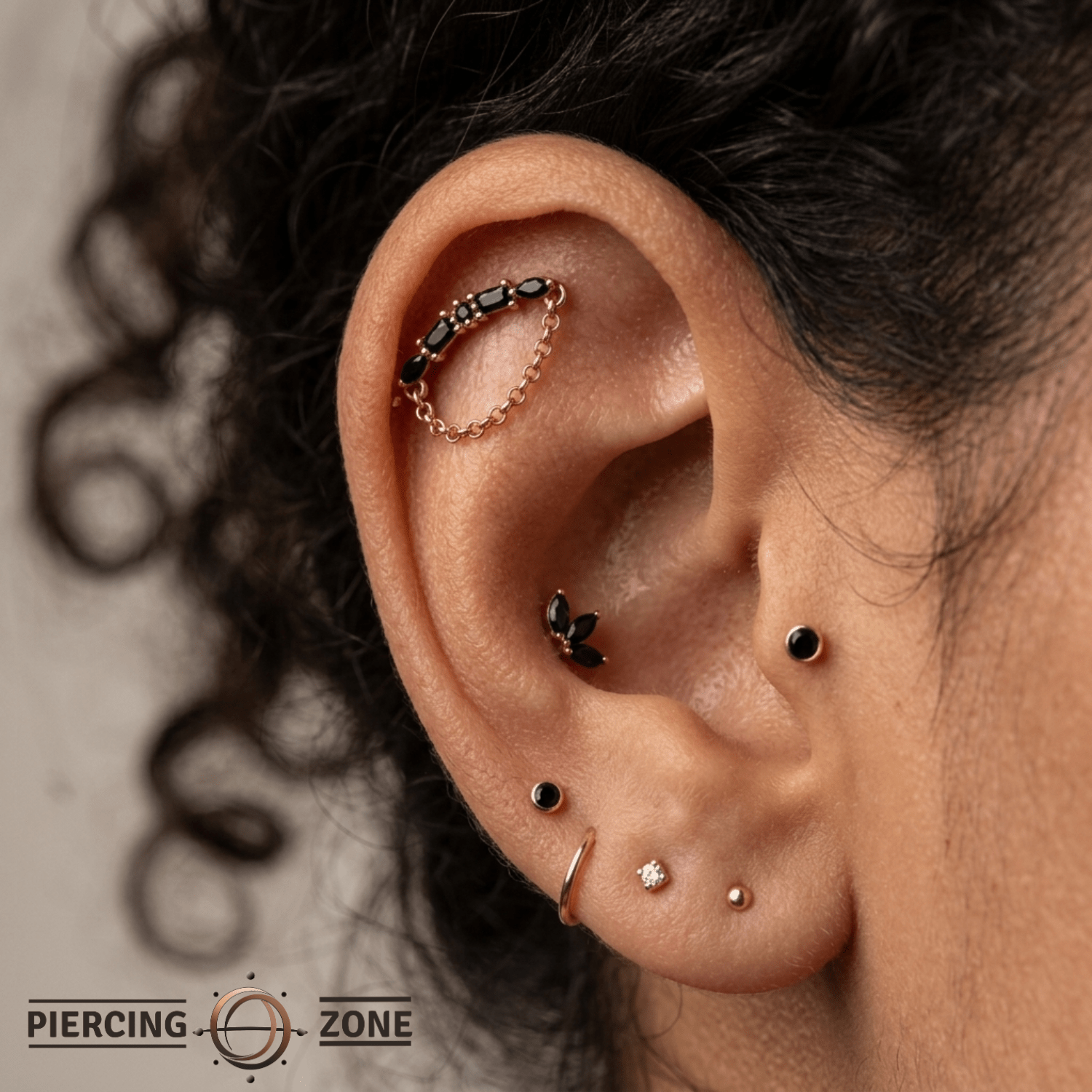 Irena Rolo Chain – 14K Gold Threadless/Threaded End - piercing - zone.com